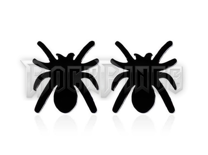 Small Black Spider - fülbevaló/álfültágító /1 db