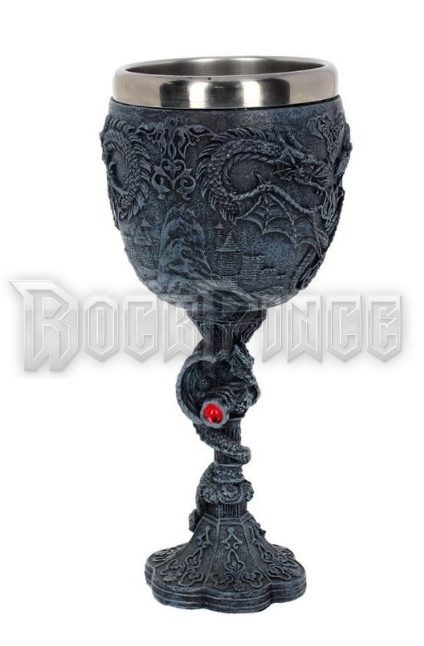Protector Goblet - Gothic Dragon Wine Glass - KEHELY - NEM2226