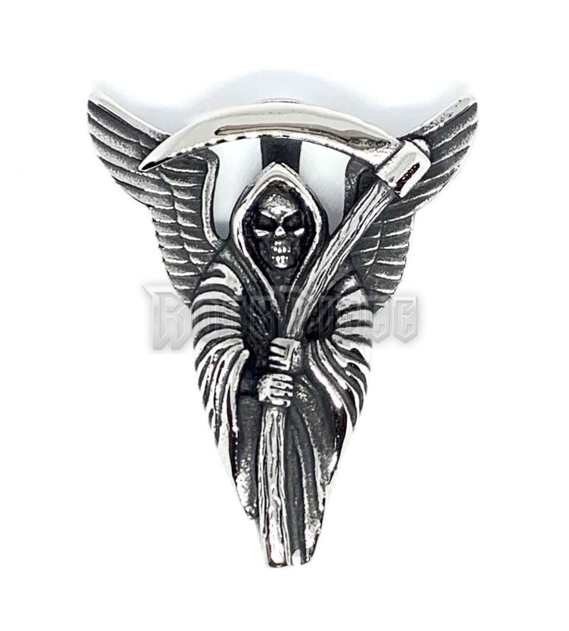 Winged Grim Reaper - acél medál