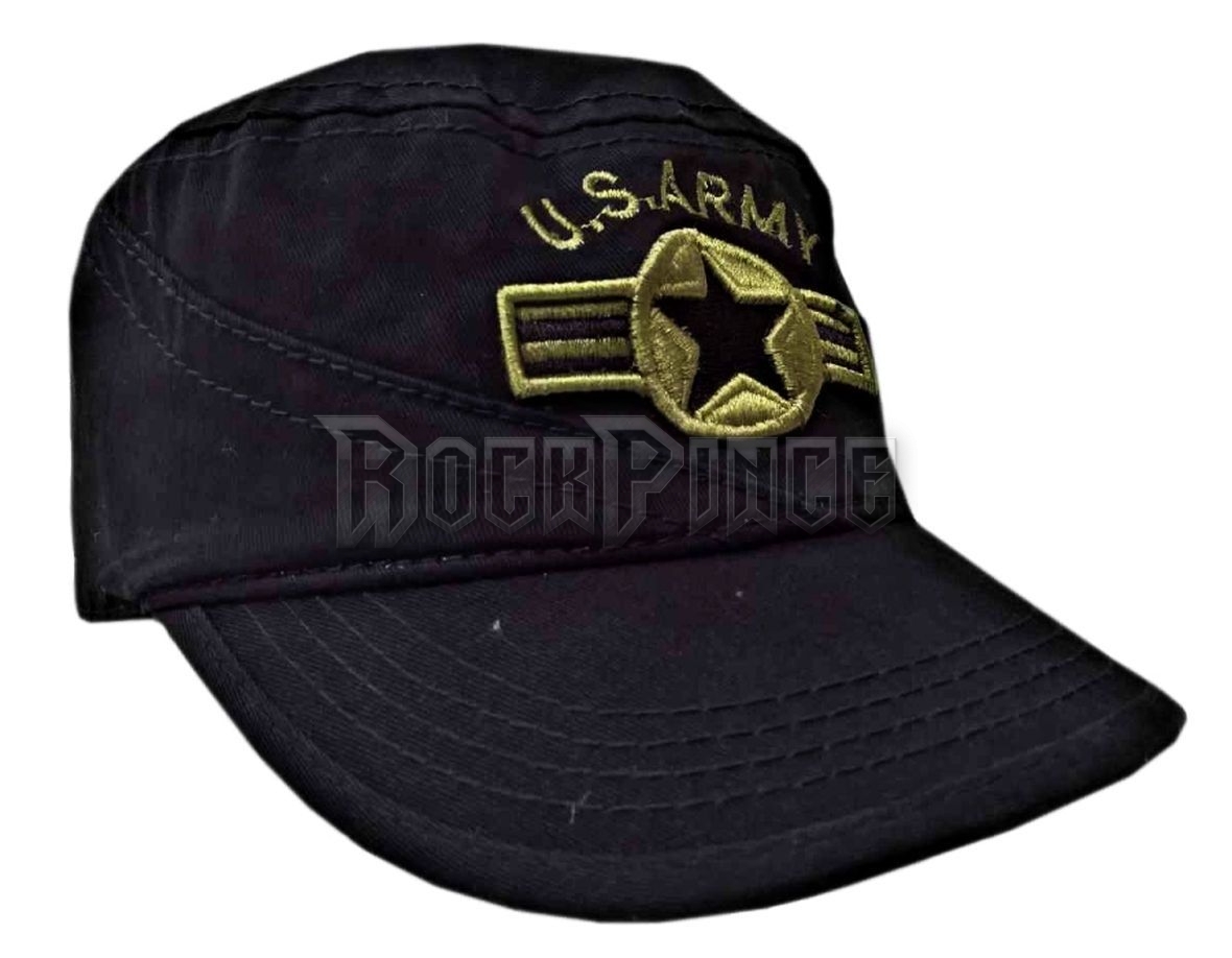 Black US Military Cap - katonai sapka - CCAP025