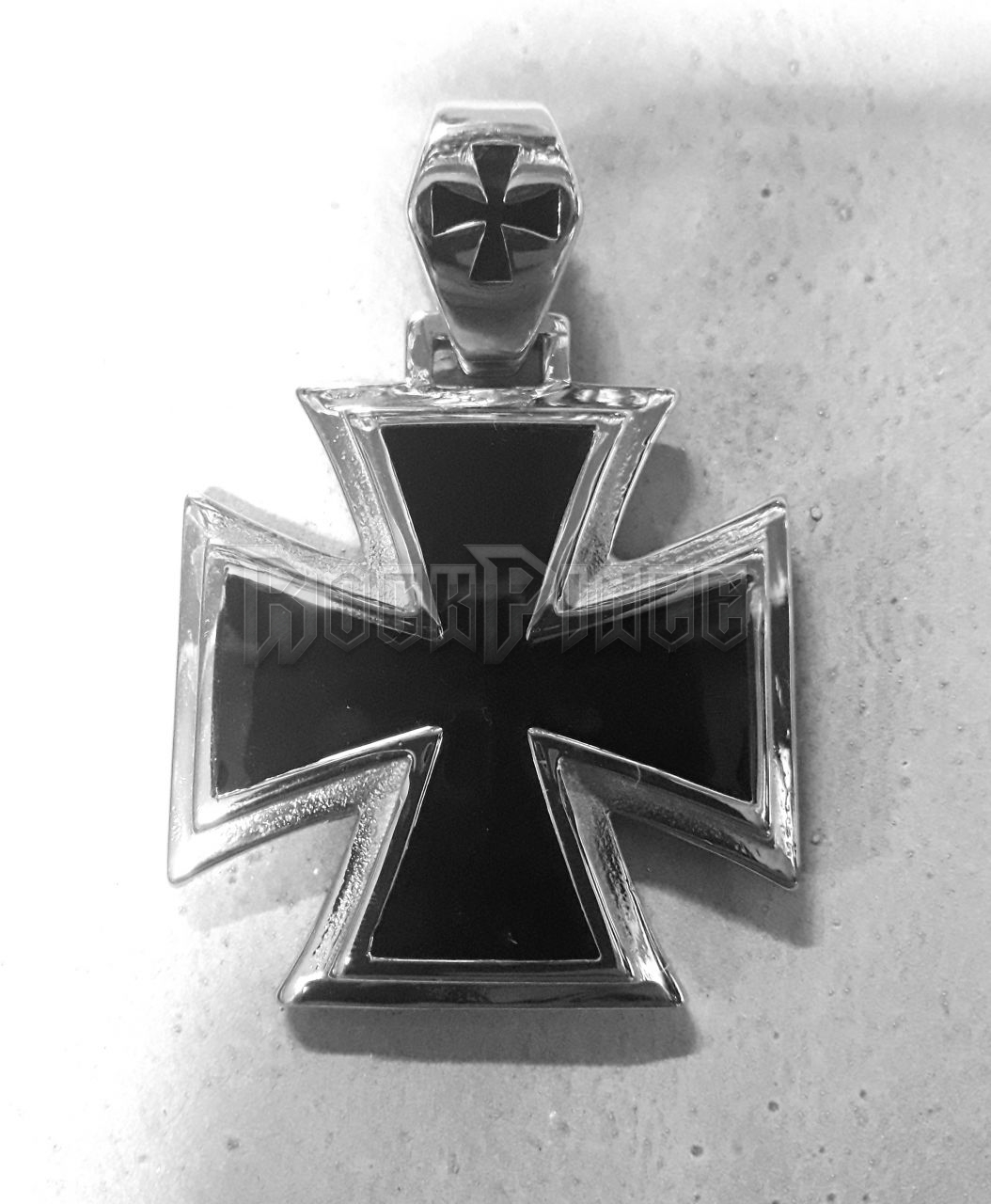 Big Black Iron Cross II. - acél medál /4,5 cm/