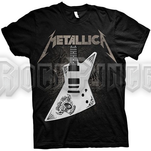 Metallica - Papa Het Guitar - unisex póló - METTS33MB