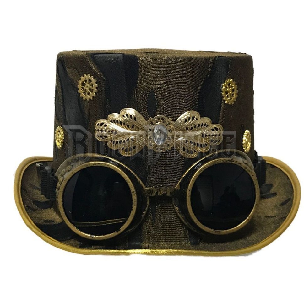 Whitby Wanderer's Hat Steampunk Top Hat - cilinder - D3858K8