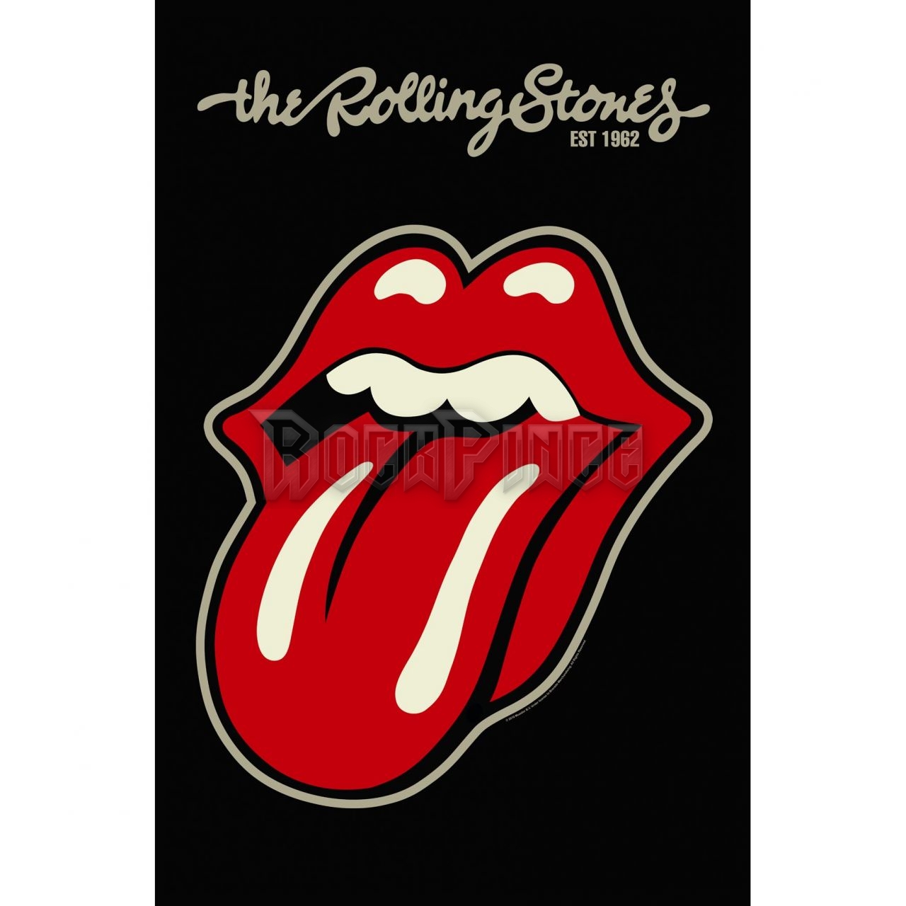The Rolling Stones: Tongue - Textil Poszter / Zászló - TP255