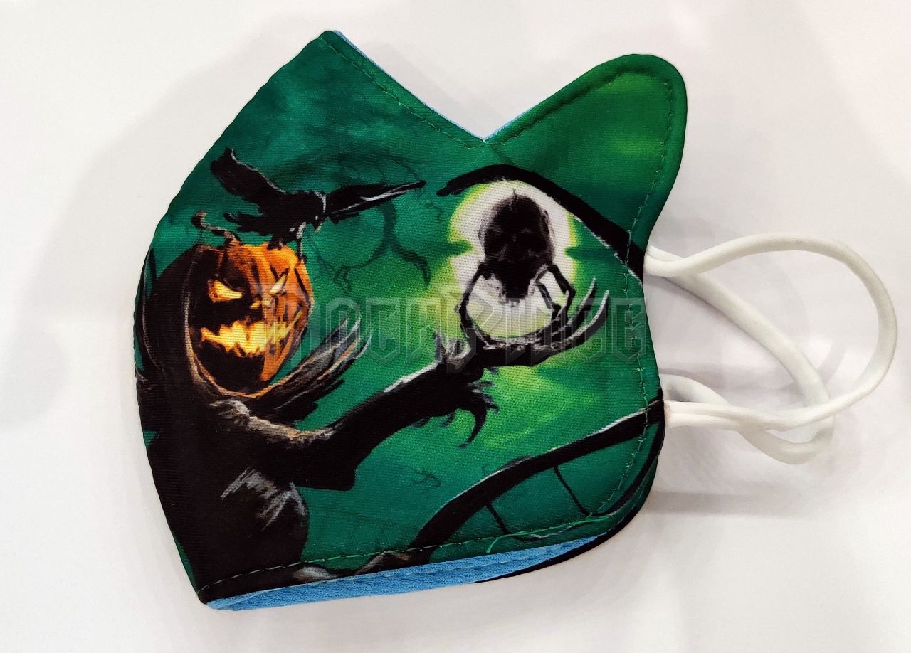 Halloween mosható gyerek maszk több színben