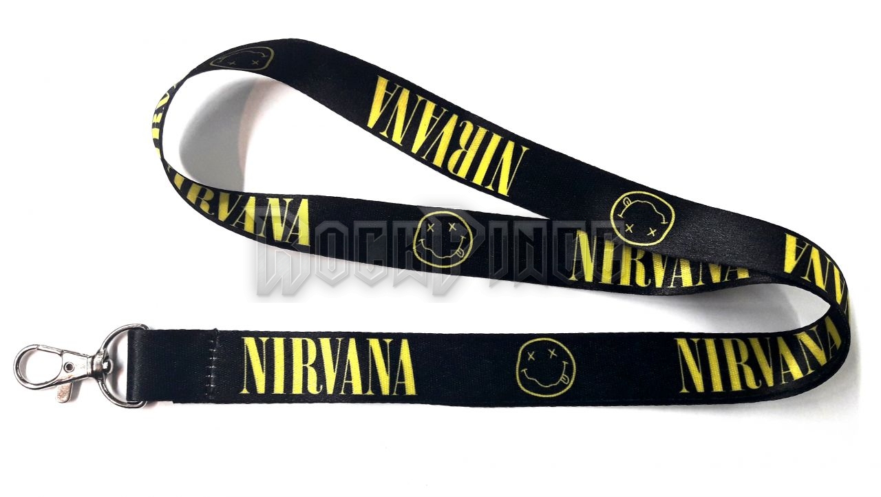 Nirvana - Smiley - passztartó / kulcstartó