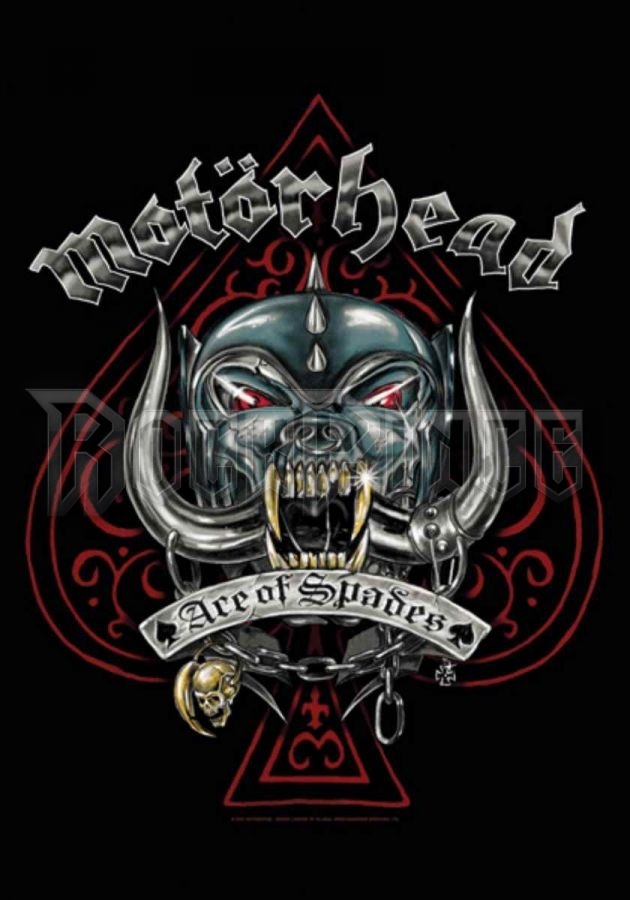 Motörhead - Ace of Spades Tatoo - poszterzászló - POS1202