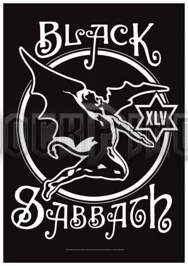 Black Sabbath: 45th Anniversary Logo - poszterzászló - POS1158