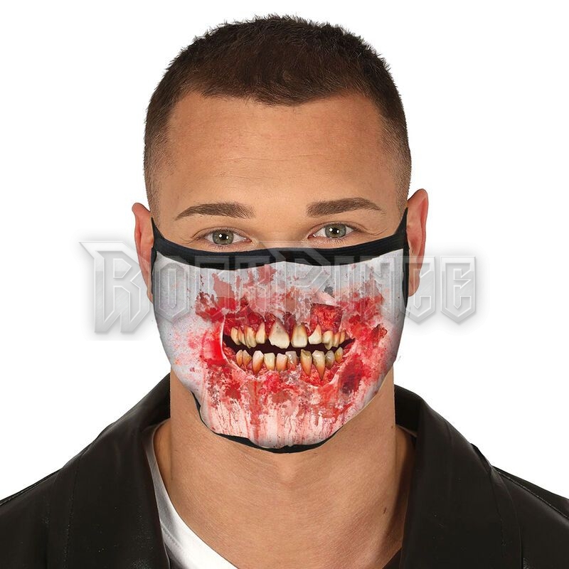 Zombie - mosható újrafelhasználható maszk - 3 réteg - 8434077125205