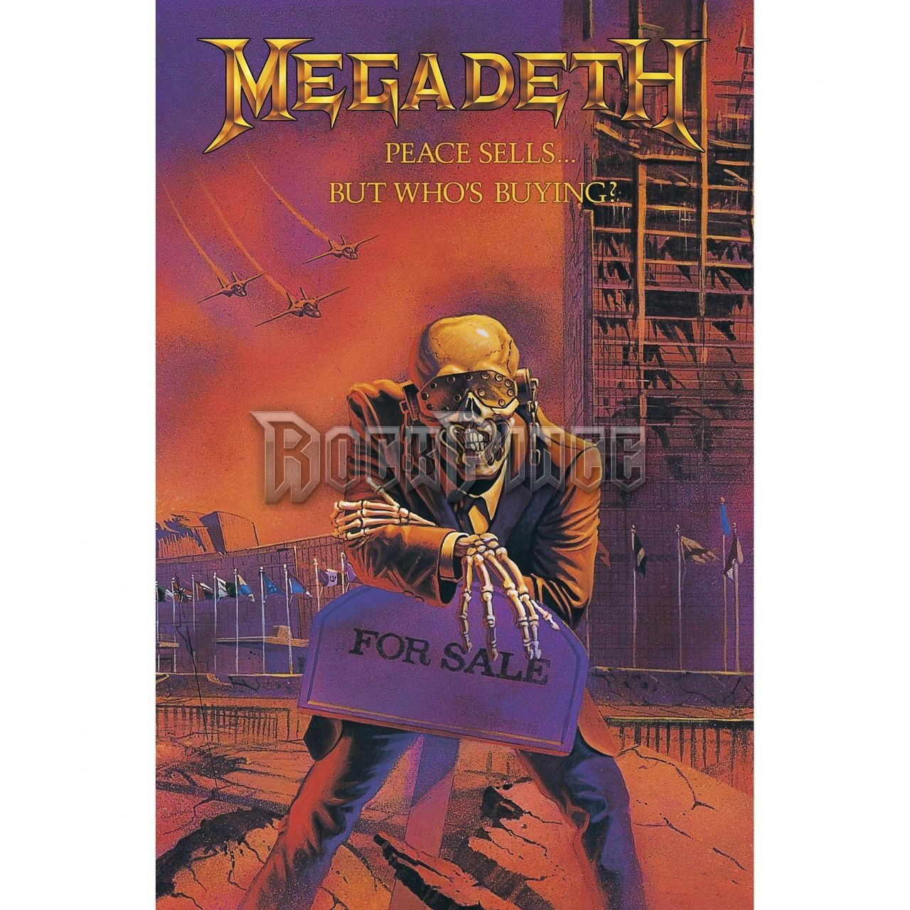Megadeth - Peace Sells - Textil poszter / Zászló - TP263