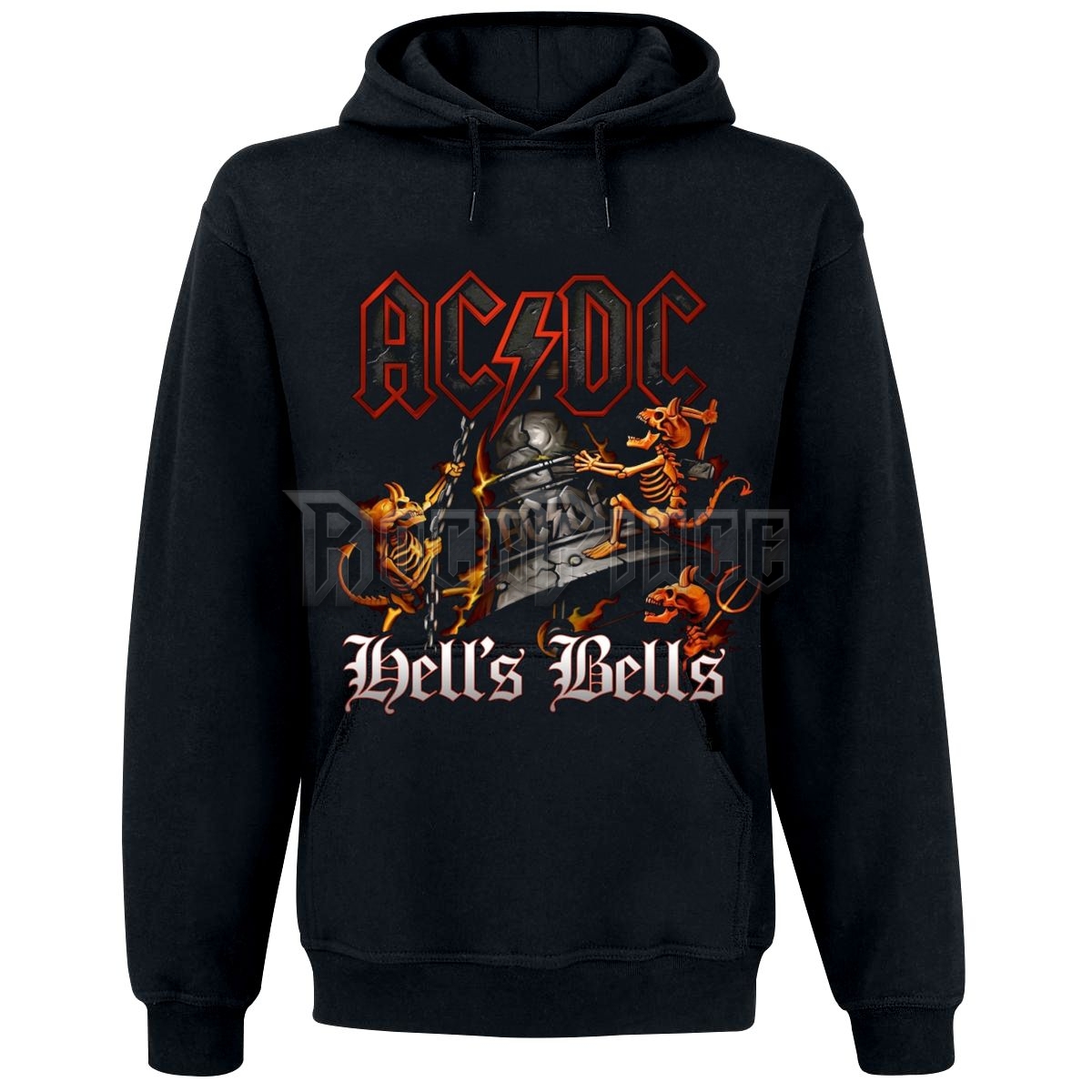 AC/DC - Hells Bells - kapucnis pulóver - RGNACDBELLKP