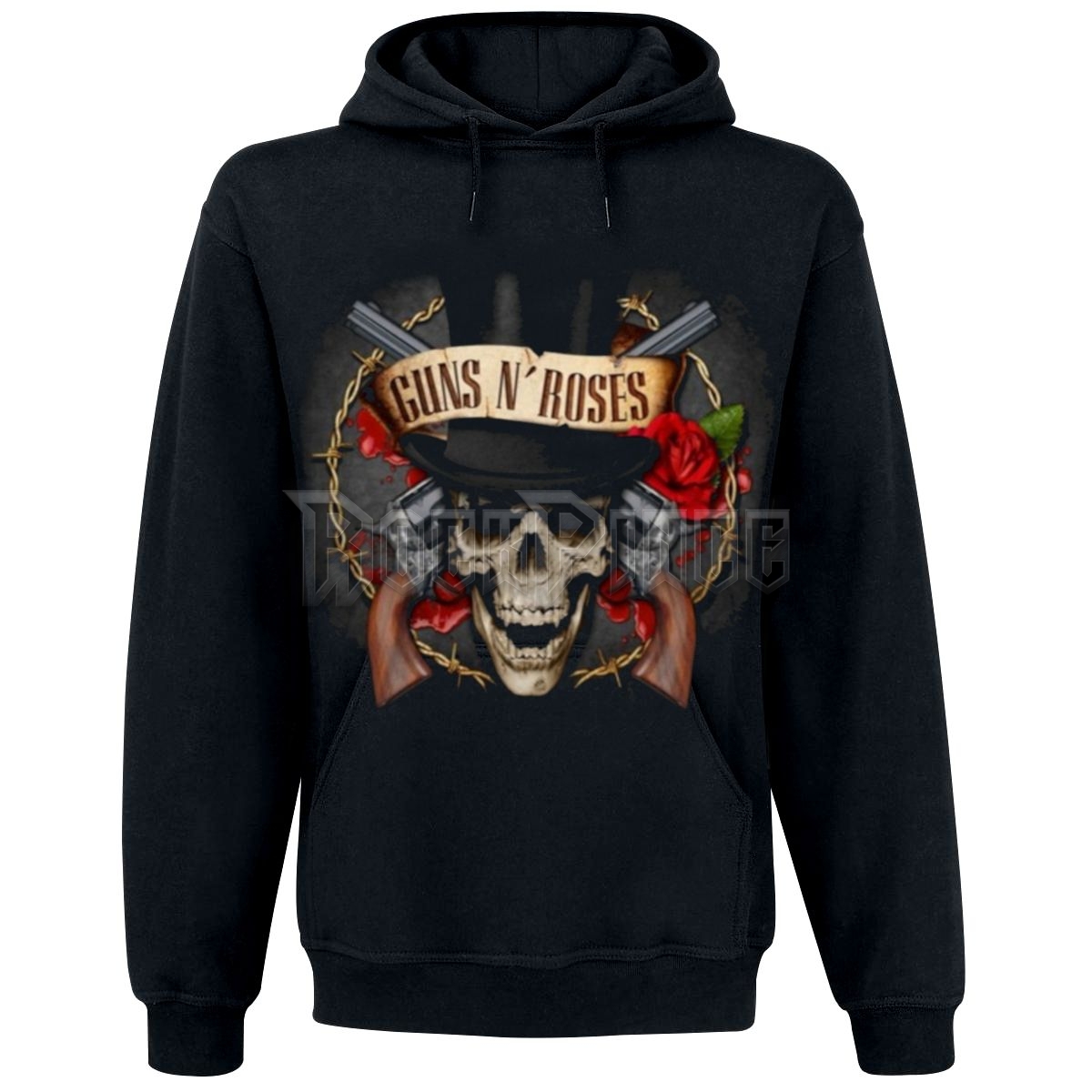 Guns N' Roses - Distressed Skull - kapucnis pulóver - RGNGUNDISTKP