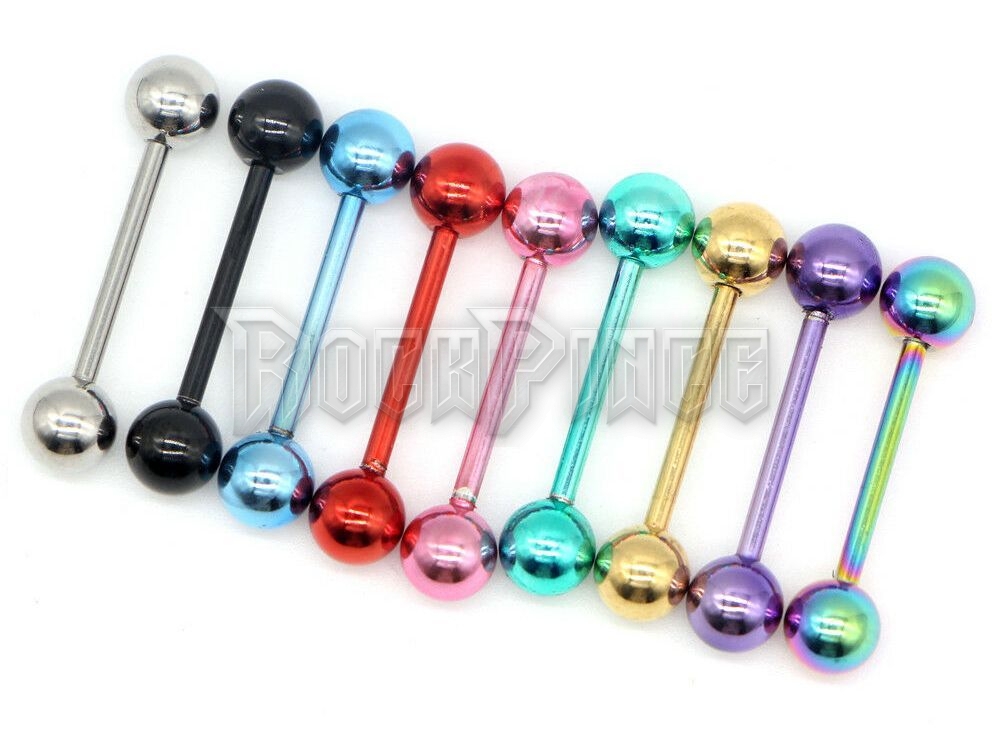 Colorful ball barbell - piercing