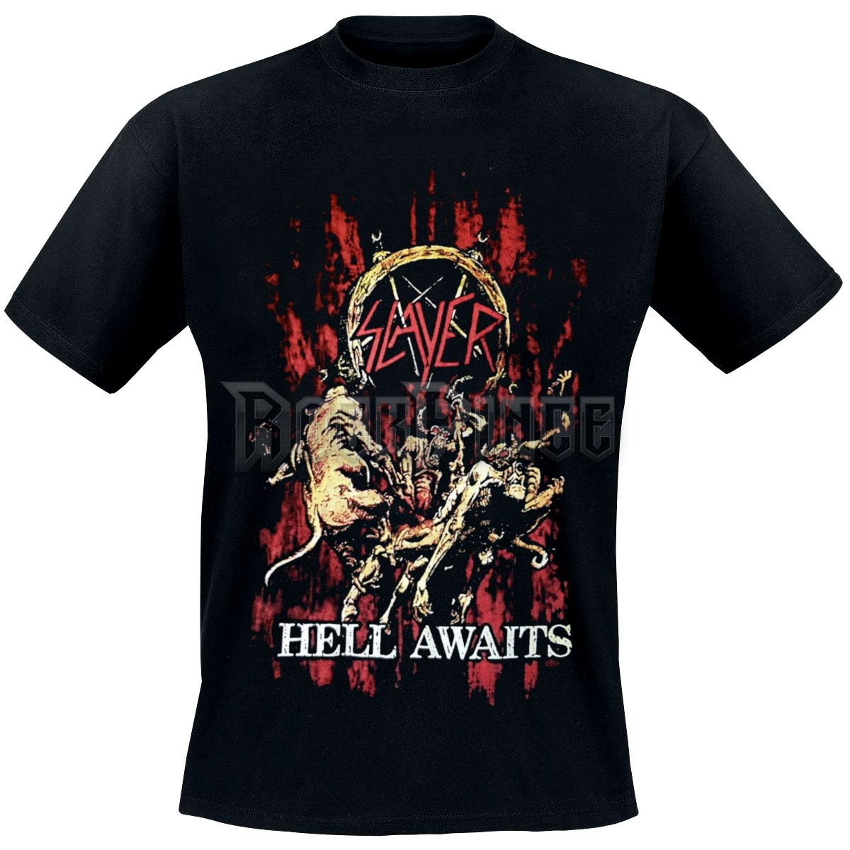 Slayer - Hell Awaits Black - UNISEX PÓLÓ