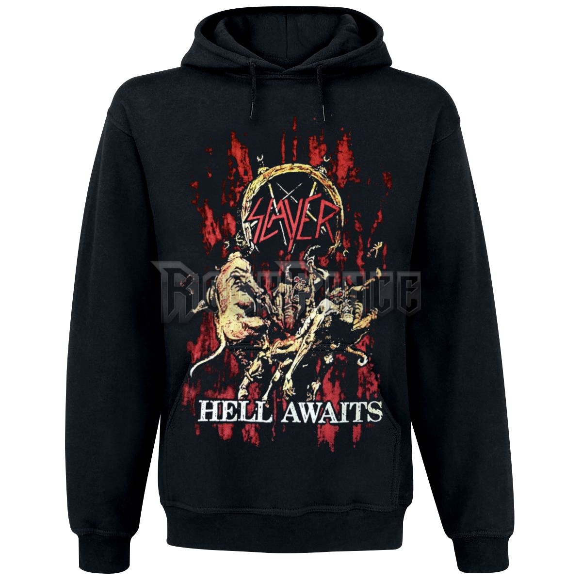 Slayer - Hell Awaits Black - KAPUCNIS PULÓVER