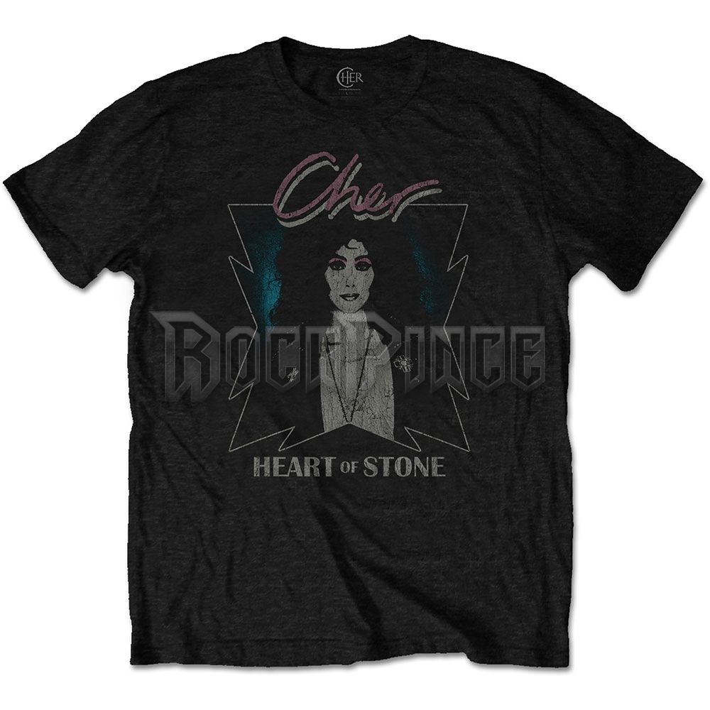 Cher - Heart of Stone - unisex póló - CHERTS02MB
