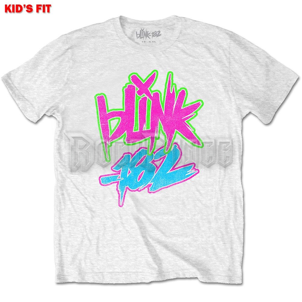 Blink-182 - Neon Logo - gyerek póló - BLINKTS01BW