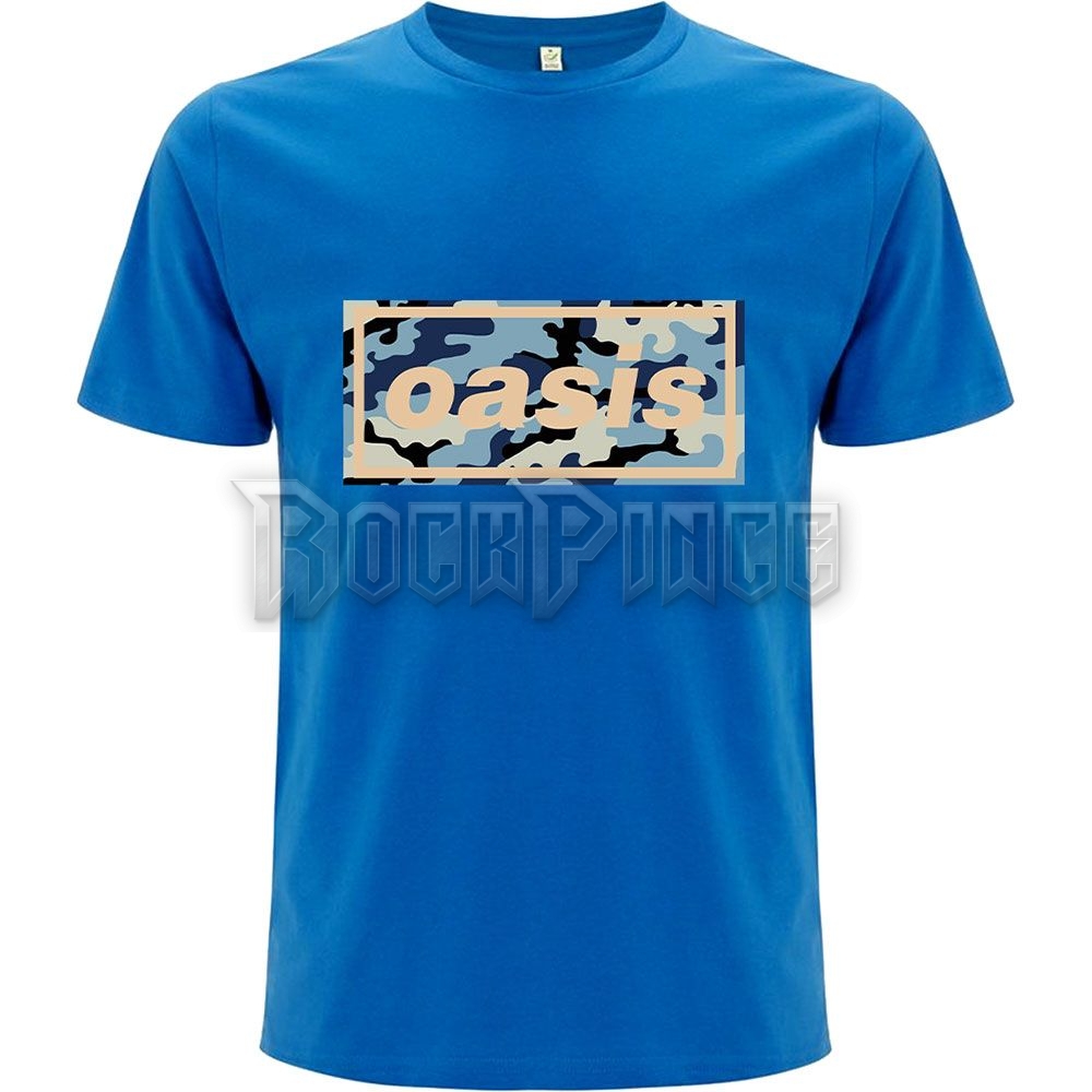 Oasis - Camo Logo - unisex póló - OASTS06MBL / PHDOASTSRCAM
