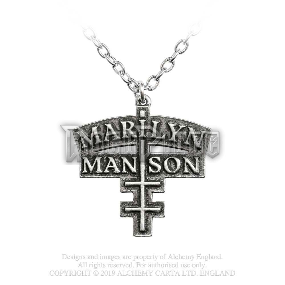 Marilyn Manson: T Cross - nyaklánc - PP519