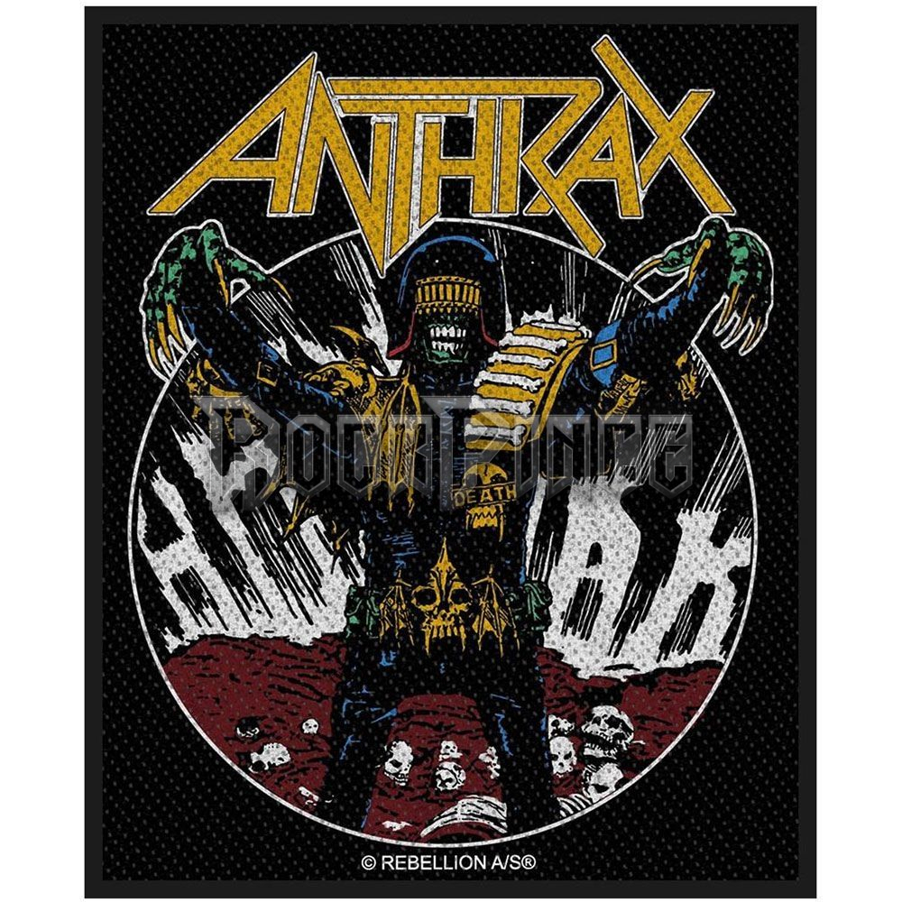 Anthrax - Judge Death - kisfelvarró - SP3159