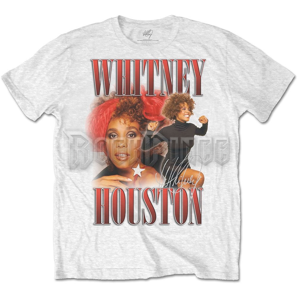 Whitney Houston - 90s Homage - unisex póló - WHITTS02MW