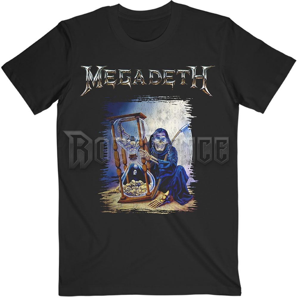 Megadeth - Countdown Hourglass - unisex póló - MEGATS04MB