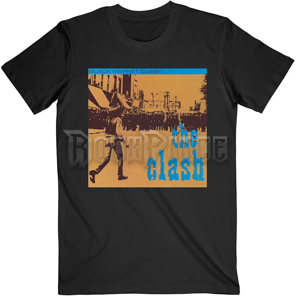 The Clash - Black Market - unisex póló - CLTS11MB