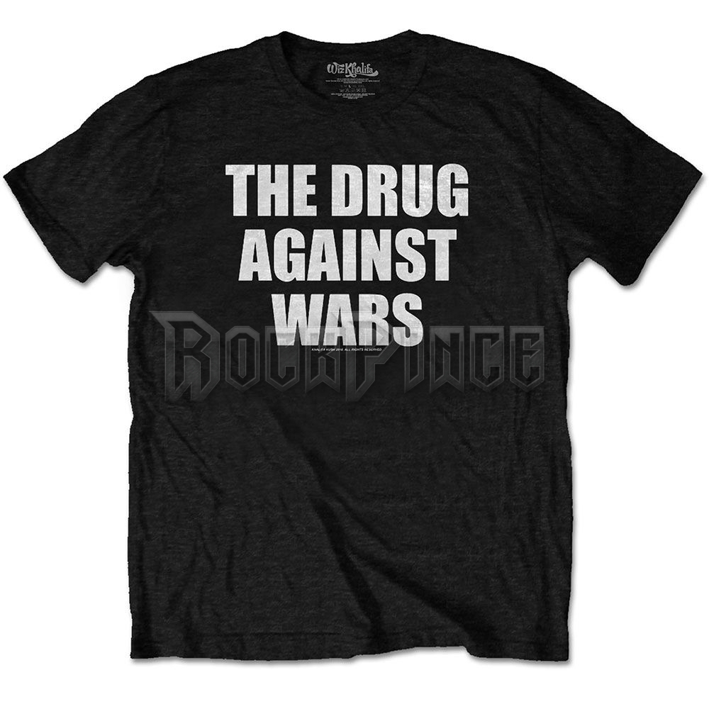 Wiz Khalifa - Drug Against Wars - unisex póló - WIZTS01MB