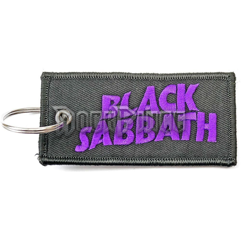 Black Sabbath - Wavy Logo - kulcstartó - BSPATKEY01