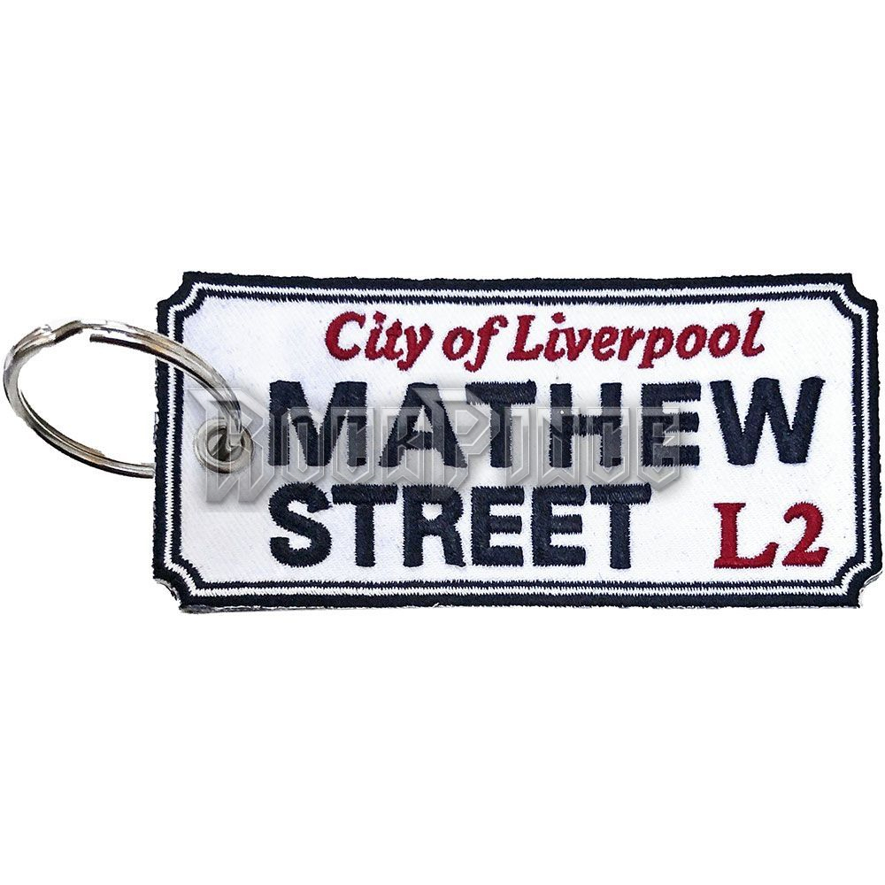 Road Sign - Mathew Street, Liverpool Sign - kulcstartó - ROFFSIGNPATKEYL02