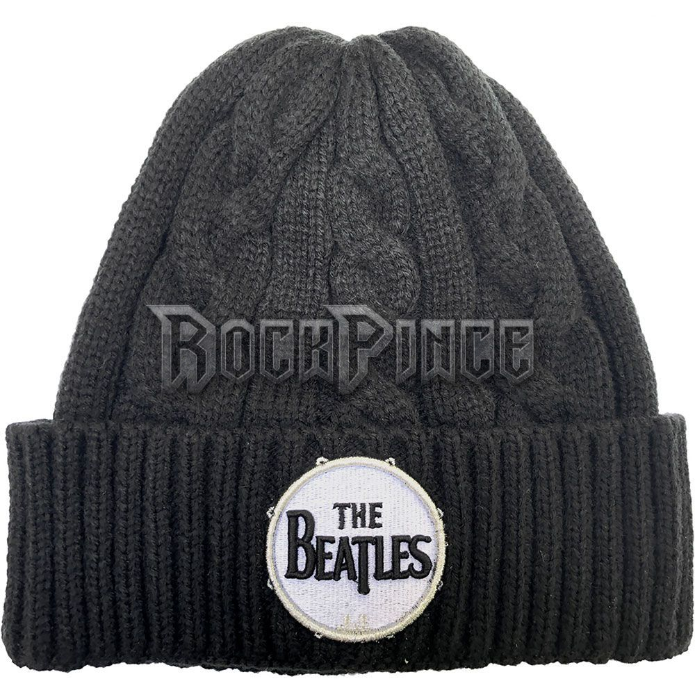 The Beatles - Drum Logo - kötött sapka - BEATKBEAN01B