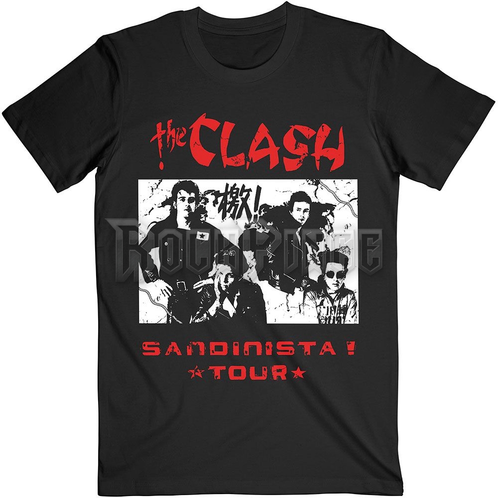 The Clash - Sandinista - unisex póló - CLTS10MB