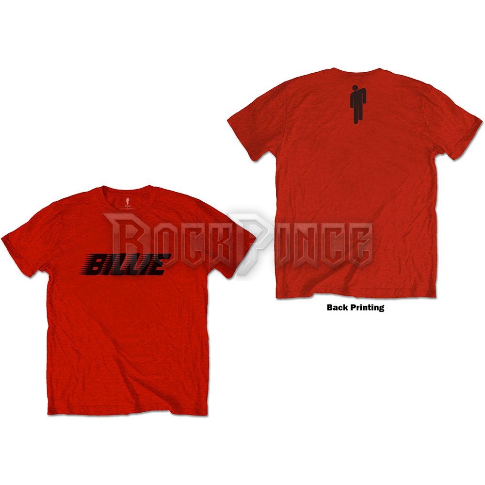 Billie Eilish - Racer Logo & Blohsh - unisex póló - BILLIETS07MR