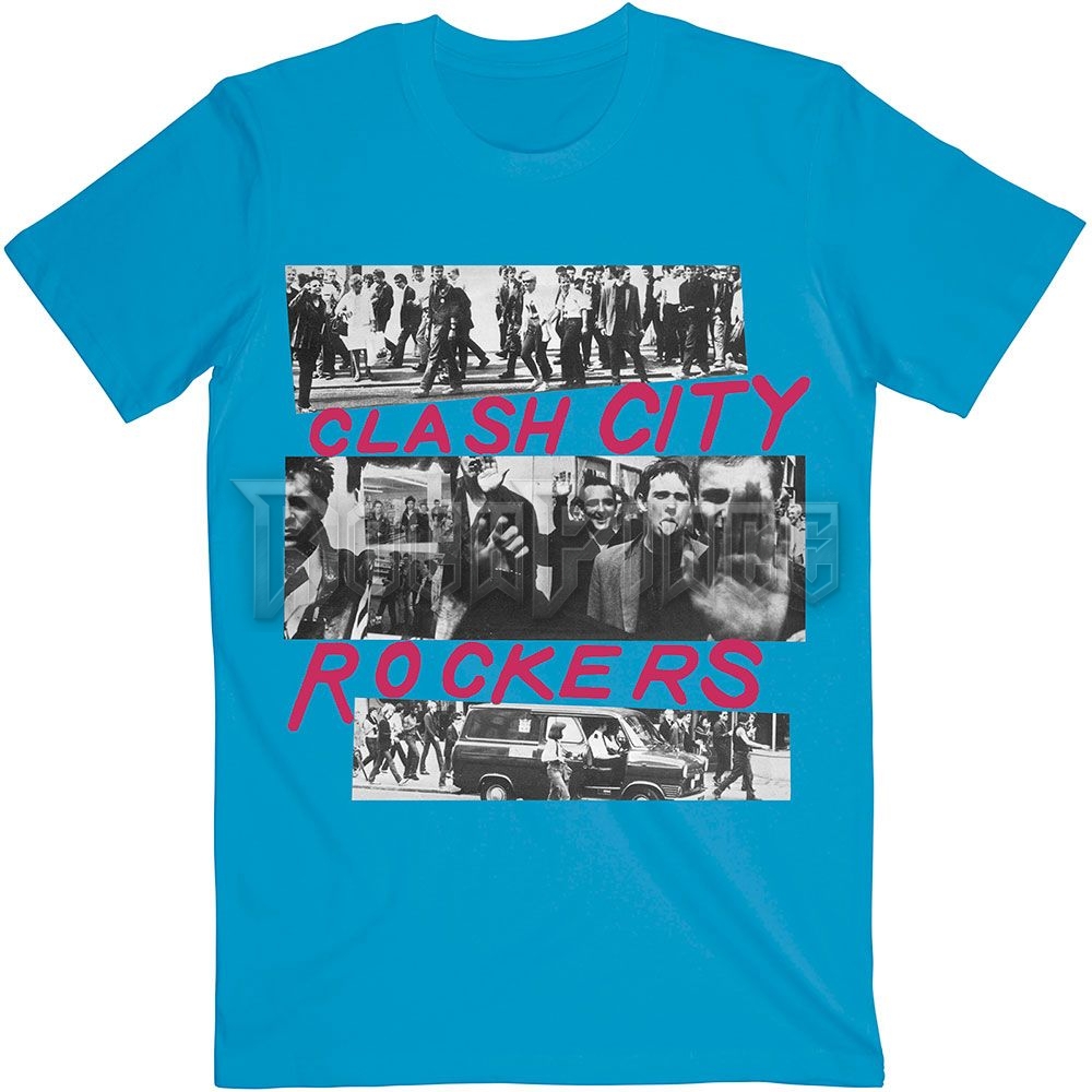 The Clash - City Rockers - unisex póló - CLTS17MBL