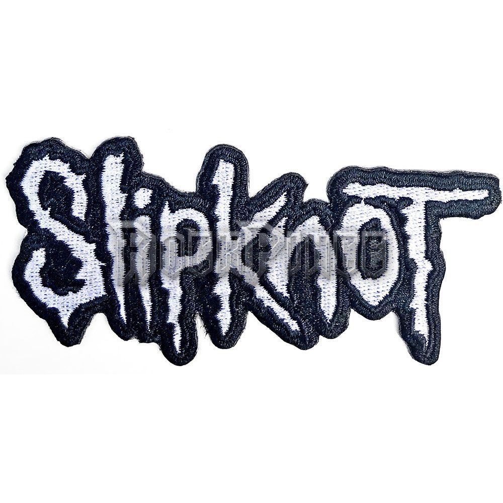 Slipknot - Cut-Out Logo Black Border - kisfelvarró - SKPAT08