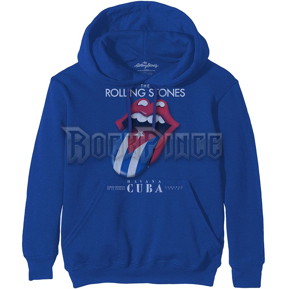 The Rolling Stones - Havana Cuba - unisex kapucnis pulóver - RSHD06MBL