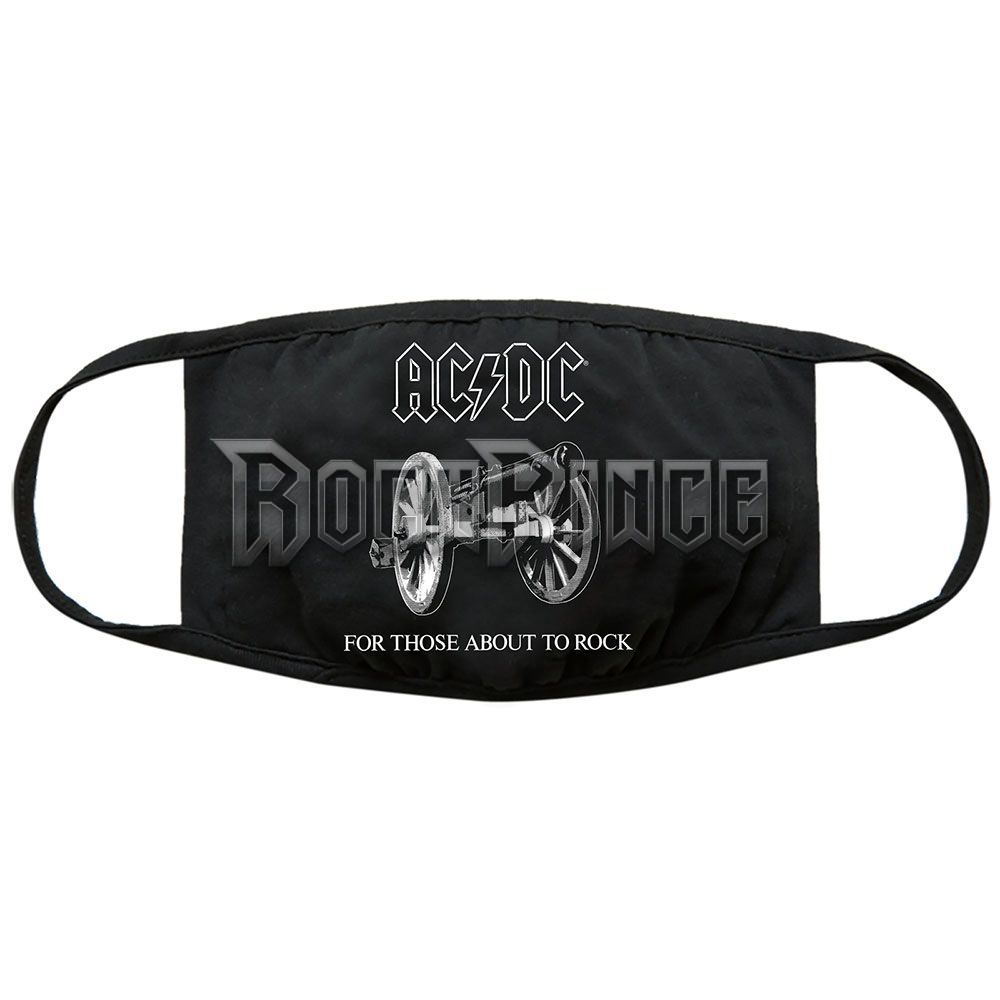 AC/DC - About To Rock szájmaszk - ACDCMASK01B