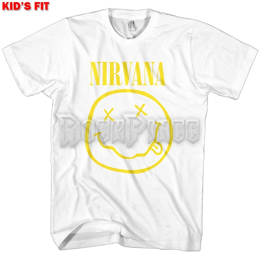 Nirvana - Yellow Happy Face - gyerek póló - NIRVTS04BW