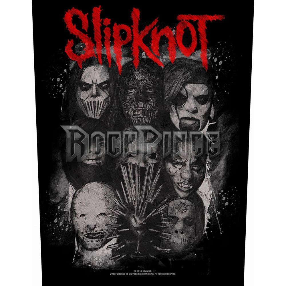 Slipknot - We Are Not Your Kind Masks - hátfelvarró - BP1174