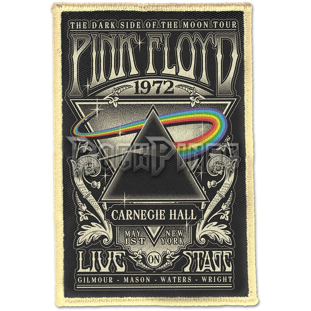 Pink Floyd - Carnegie Hall - kisfelvarró - PFPAT04