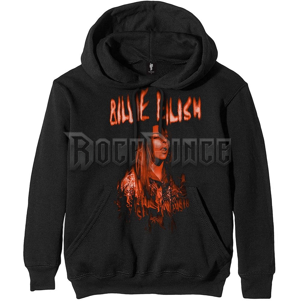 Billie Eilish - Spooky Logo - unisex kapucnis pulóver - BILLIEHD12MB