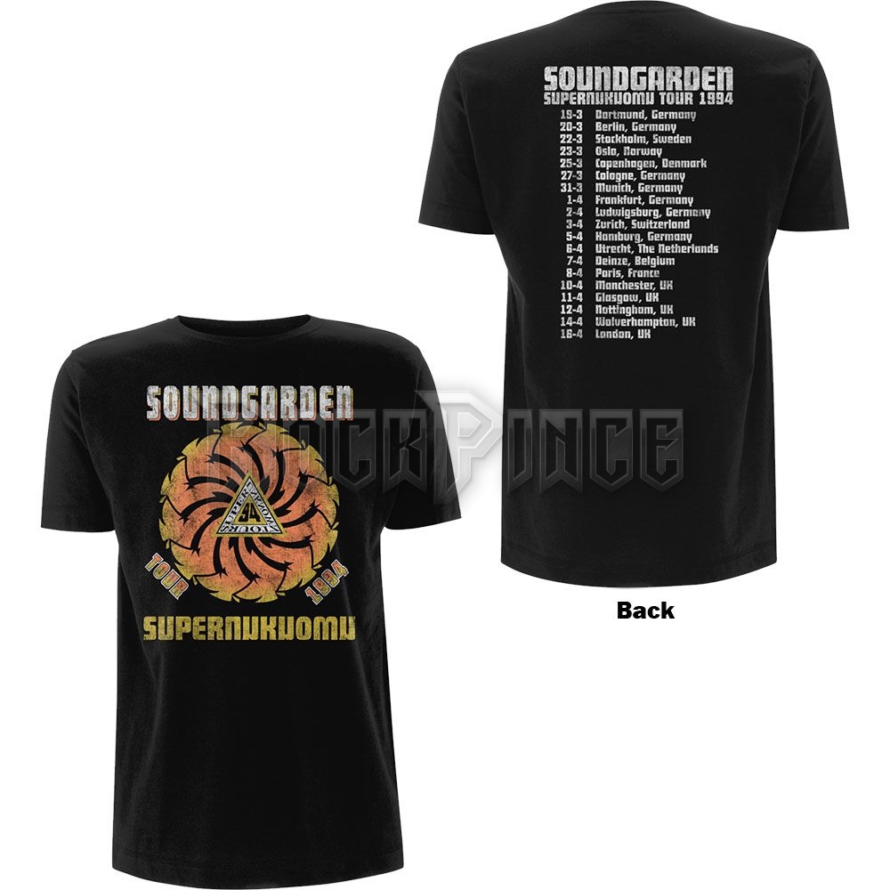 Soundgarden - Superunknown Tour '94 - unisex póló - SGTS06MB