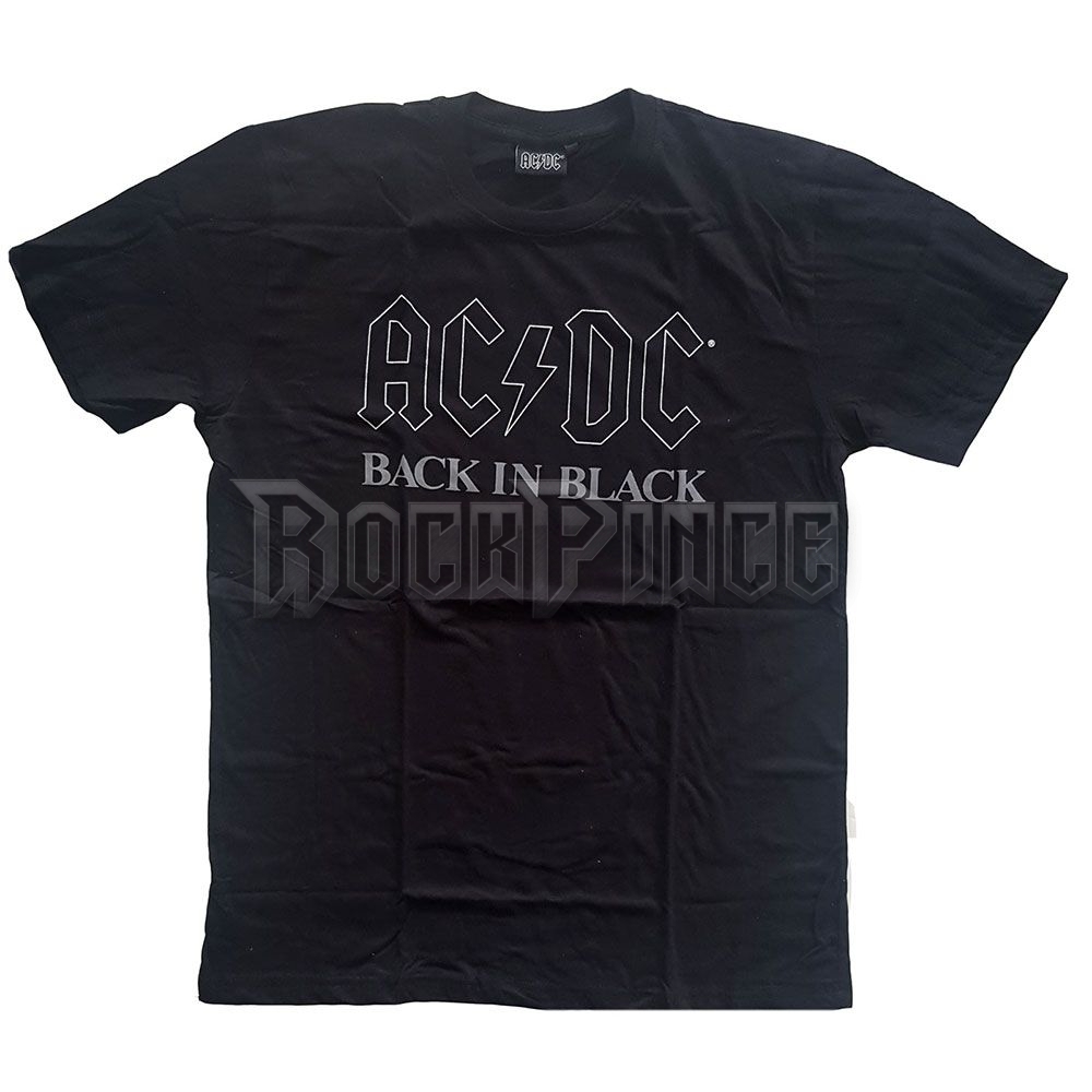 AC/DC - Back In Black - unisex póló - ACDCTS82MB