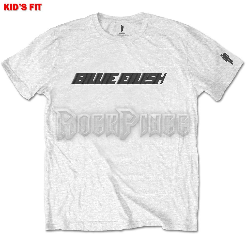 Billie Eilish - Black Racer Logo - gyerek póló - BILLIETS03BW