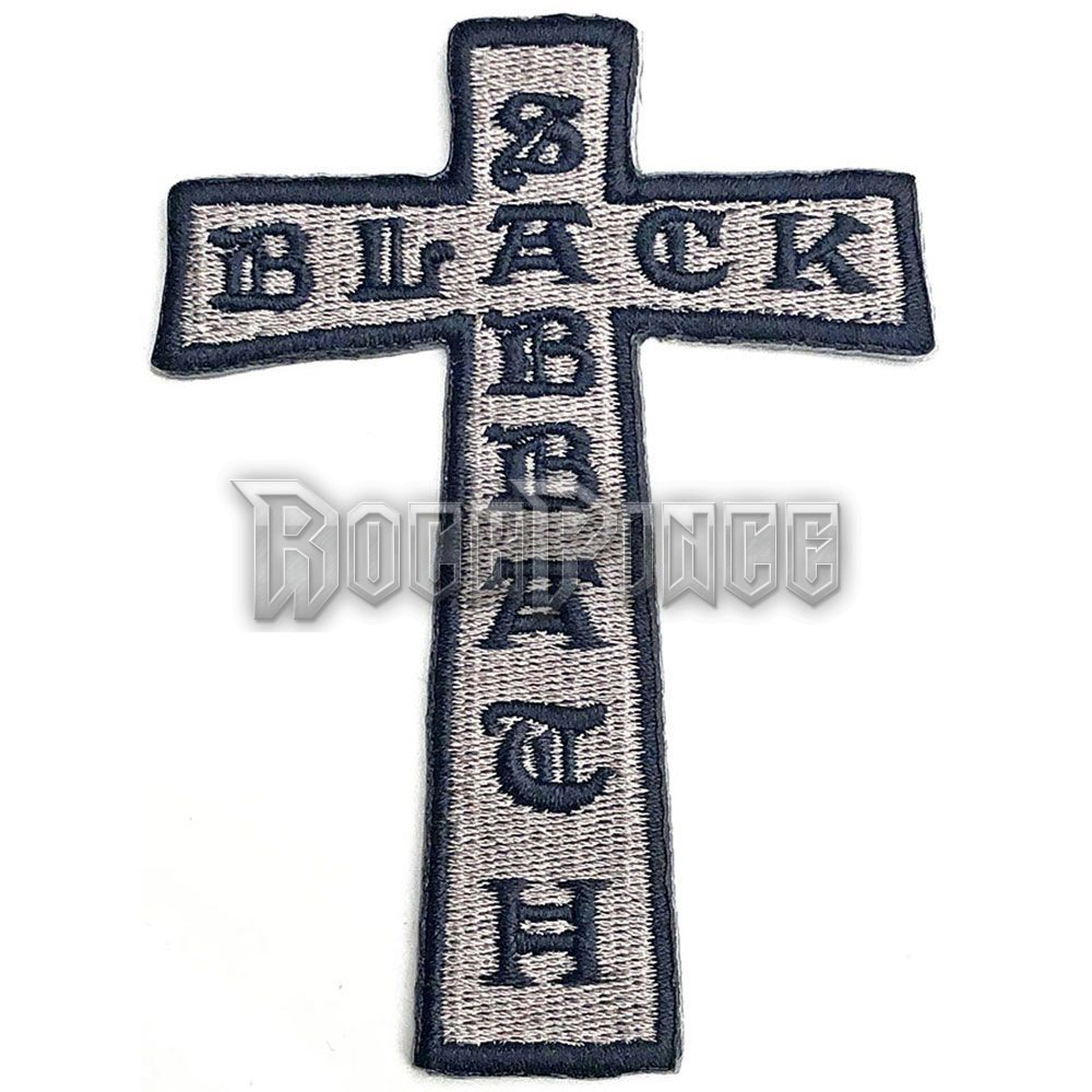 Black Sabbath - Cross - kisfelvarró - BSPAT02