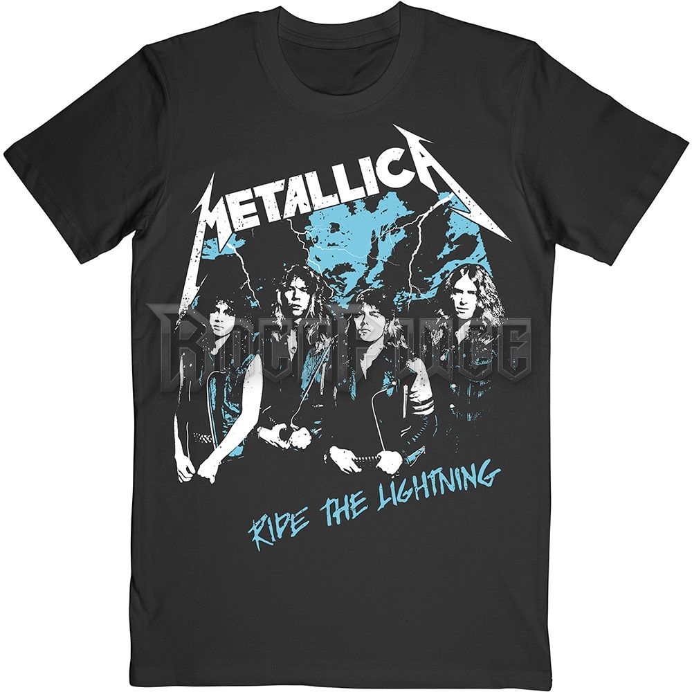 Metallica - Vintage Ride The Lightning - unisex póló - METTS45MB / PHDMTLTSBVIN