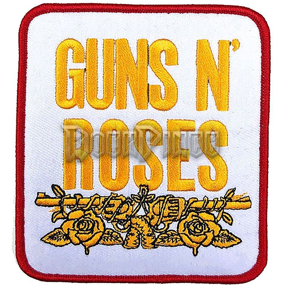 Guns N' Roses - Stacked White - kisfelvarró - GNRPAT14W