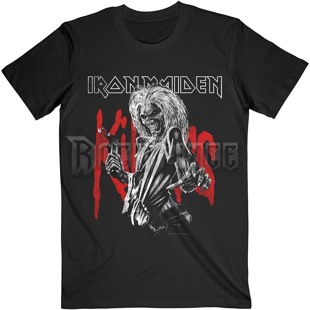 Iron Maiden - Killers Eddie Large Graphic Distress - unisex póló - IMTEE108MB