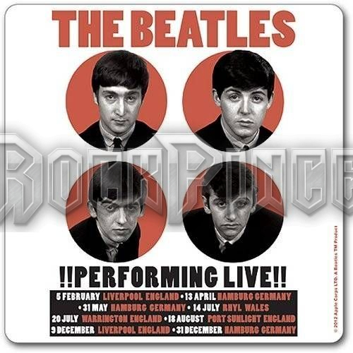 The Beatles - 1962 Performing Live - poháralátét - BEAT62COAST02