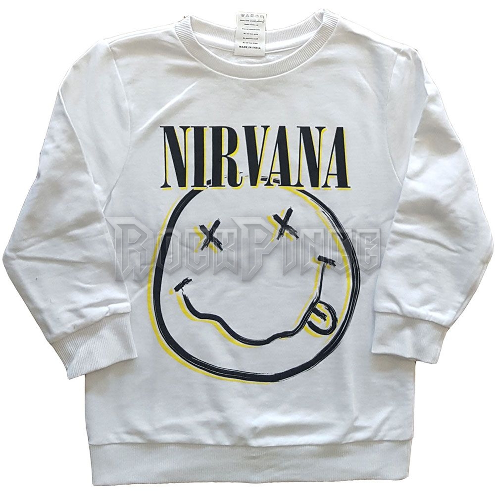 Nirvana - Inverse Happy Face - gyerek pulóver - NIRVSWT13BW